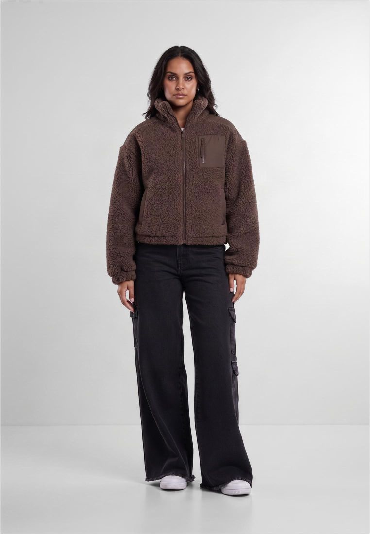 Ladies Sherpa Mix Jacket - - TTUTB6068 - 306