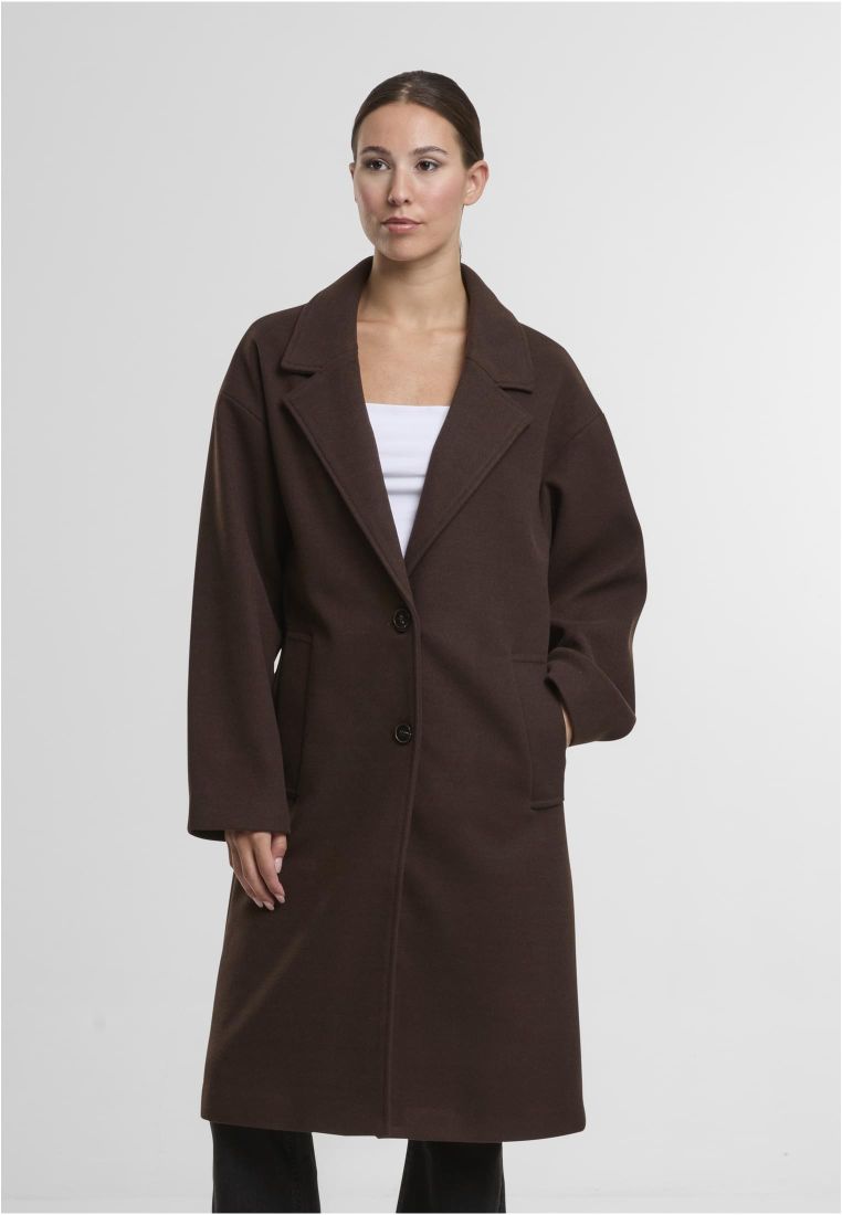 Ladies Oversized Long Coat - Naisten Takit - TTUTB6073 - 1111