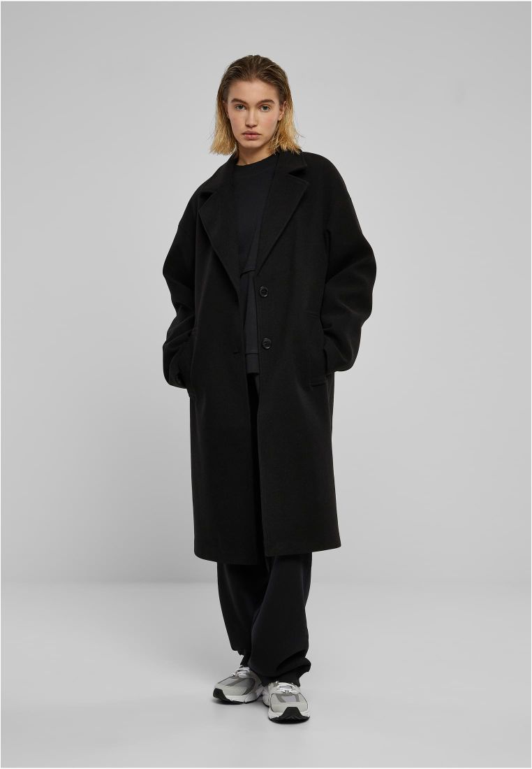 Ladies Oversized Long Coat - Naisten Takit - TTUTB6073 - 7