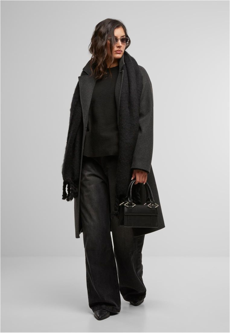 Ladies Oversized Long Coat - Naisten Takit - TTUTB6073 - 306