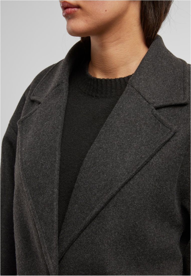 Ladies Oversized Long Coat - Naisten Takit - TTUTB6073 - 307