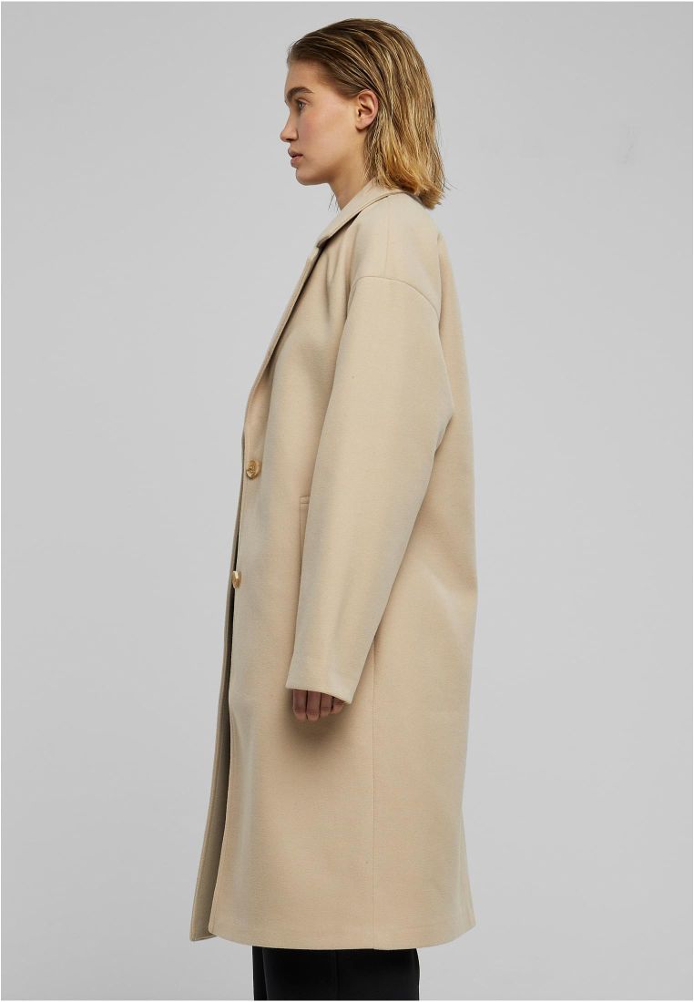 Ladies Oversized Long Coat - Naisten Takit - TTUTB6073 - 575