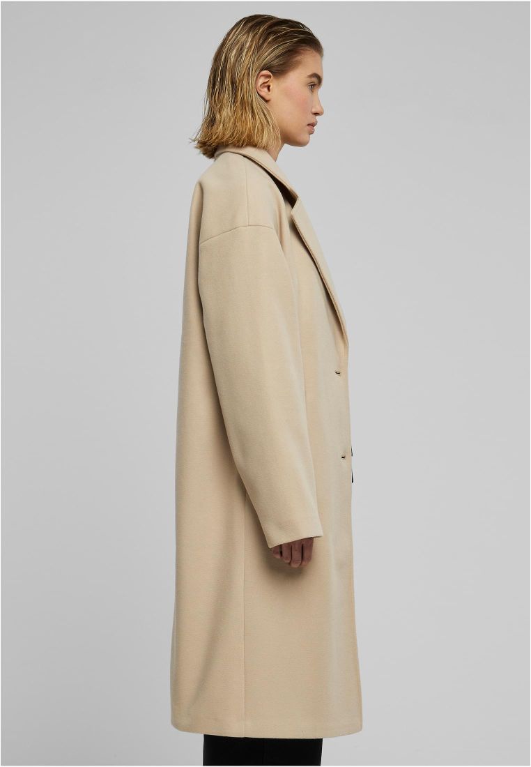 Ladies Oversized Long Coat - Naisten Takit - TTUTB6073 - 577