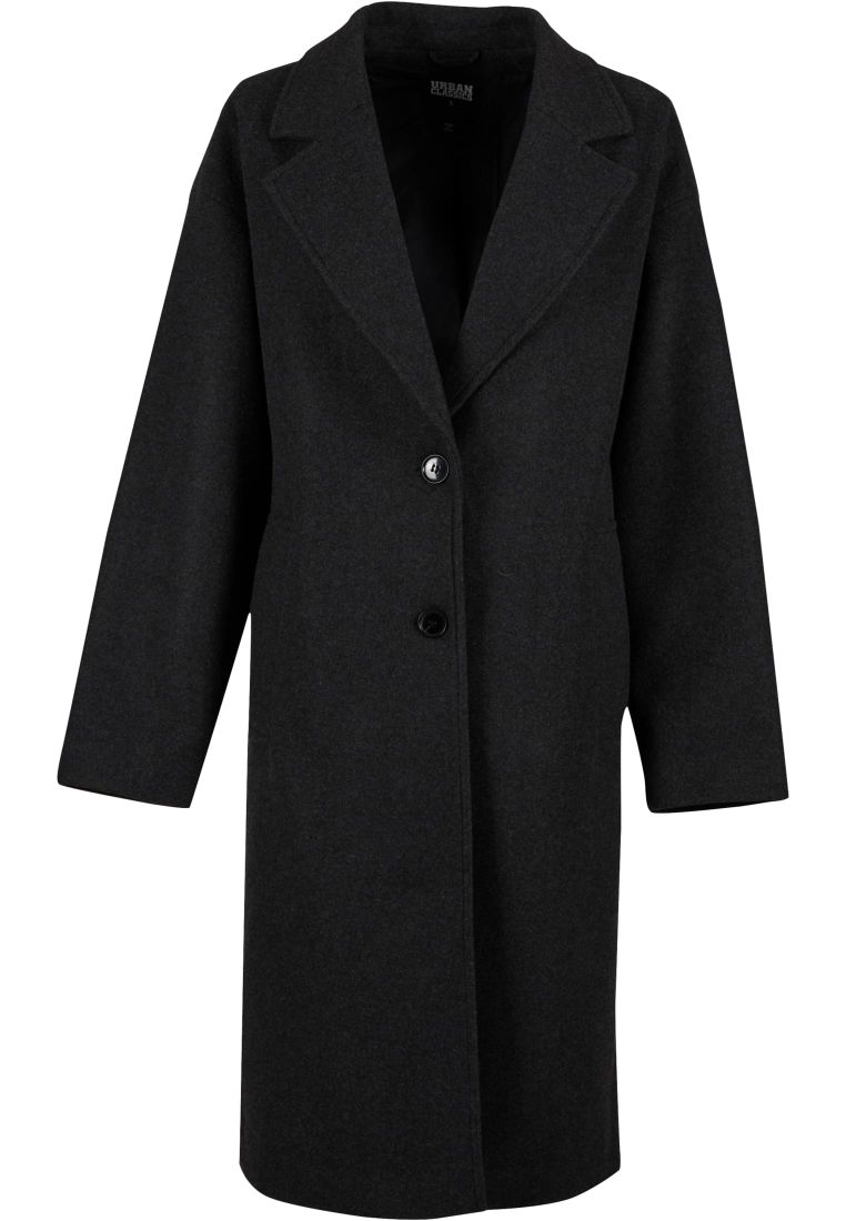 Ladies Oversized Long Coat - Naisten Takit - TTUTB6073 - 309