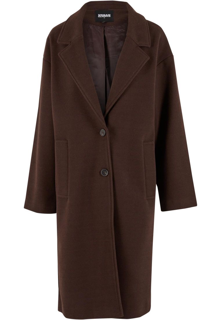 Ladies Oversized Long Coat - Naisten Takit - TTUTB6073 - 1119