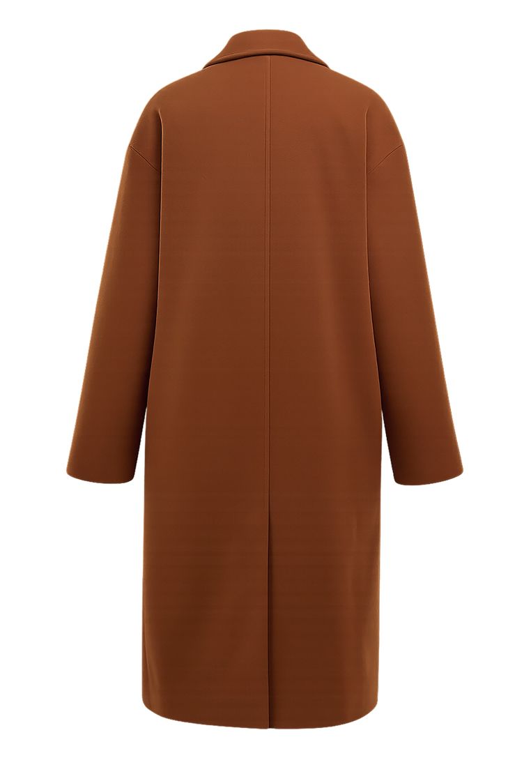 Ladies Oversized Long Coat - Ladies Jackets - TTUTB6073 - 850