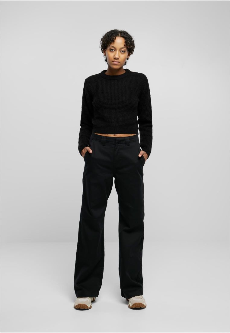 Ladies Short Waffle Sweater - - TTUTB6076 - 188