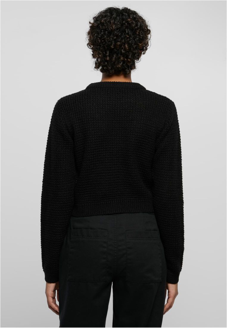 Ladies Short Waffle Sweater - - TTUTB6076 - 186