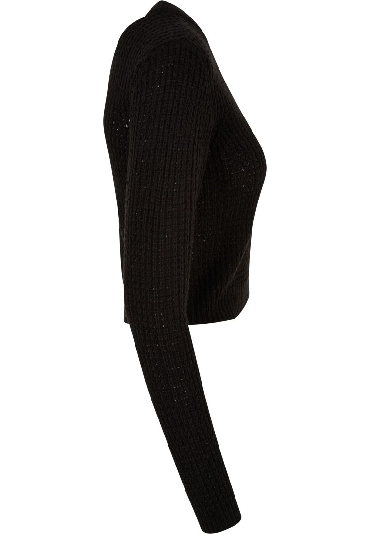 Ladies Short Waffle Sweater - - TTUTB6076 - 6