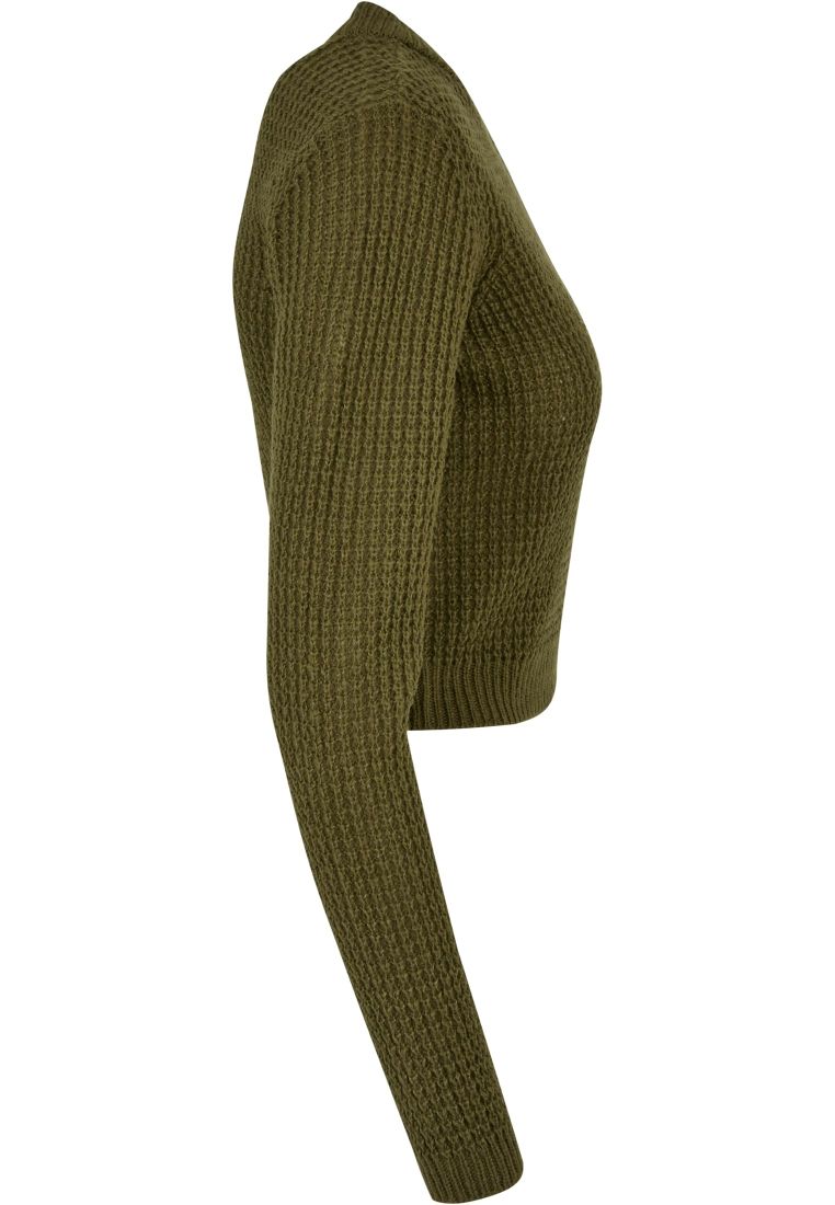 Ladies Short Waffle Sweater - - TTUTB6076 - 312