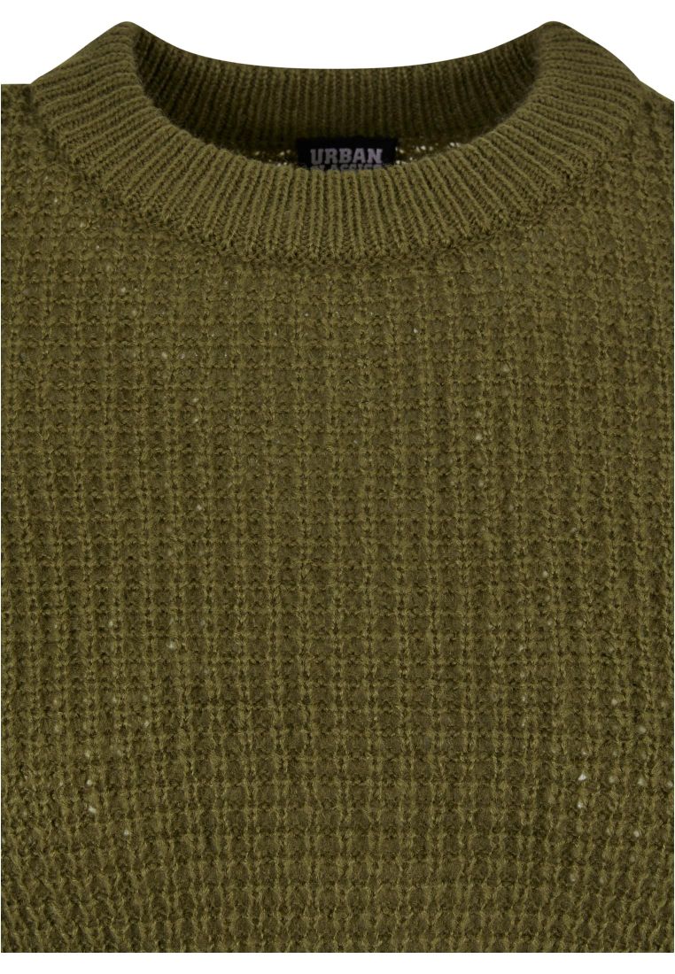 Ladies Short Waffle Sweater - - TTUTB6076 - 313