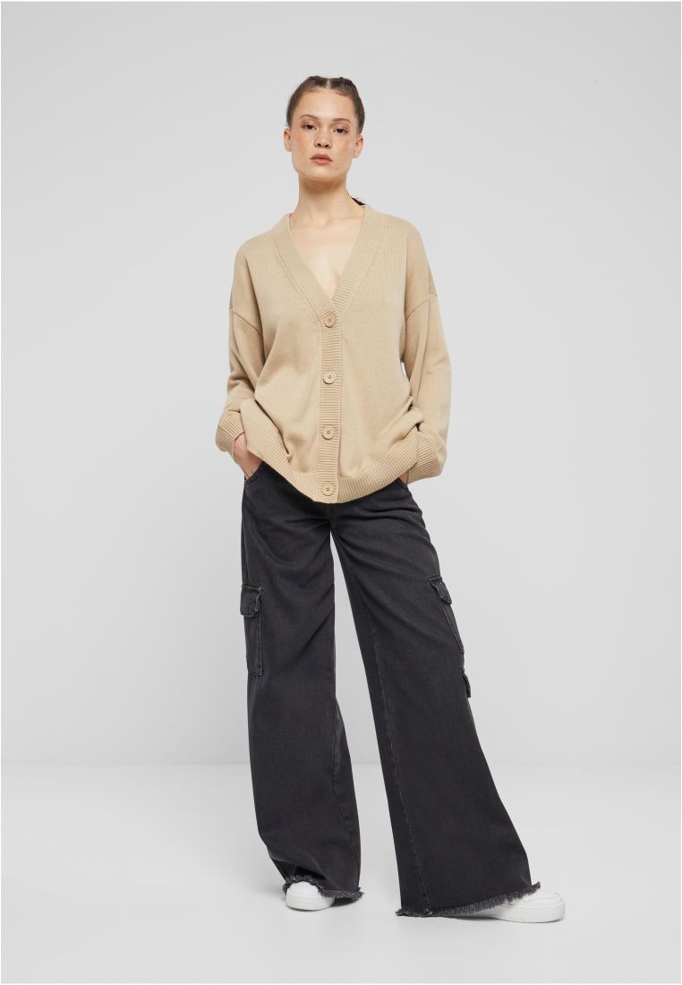 Ladies Big Oversized Cardigan - - TTUTB6079 - 308