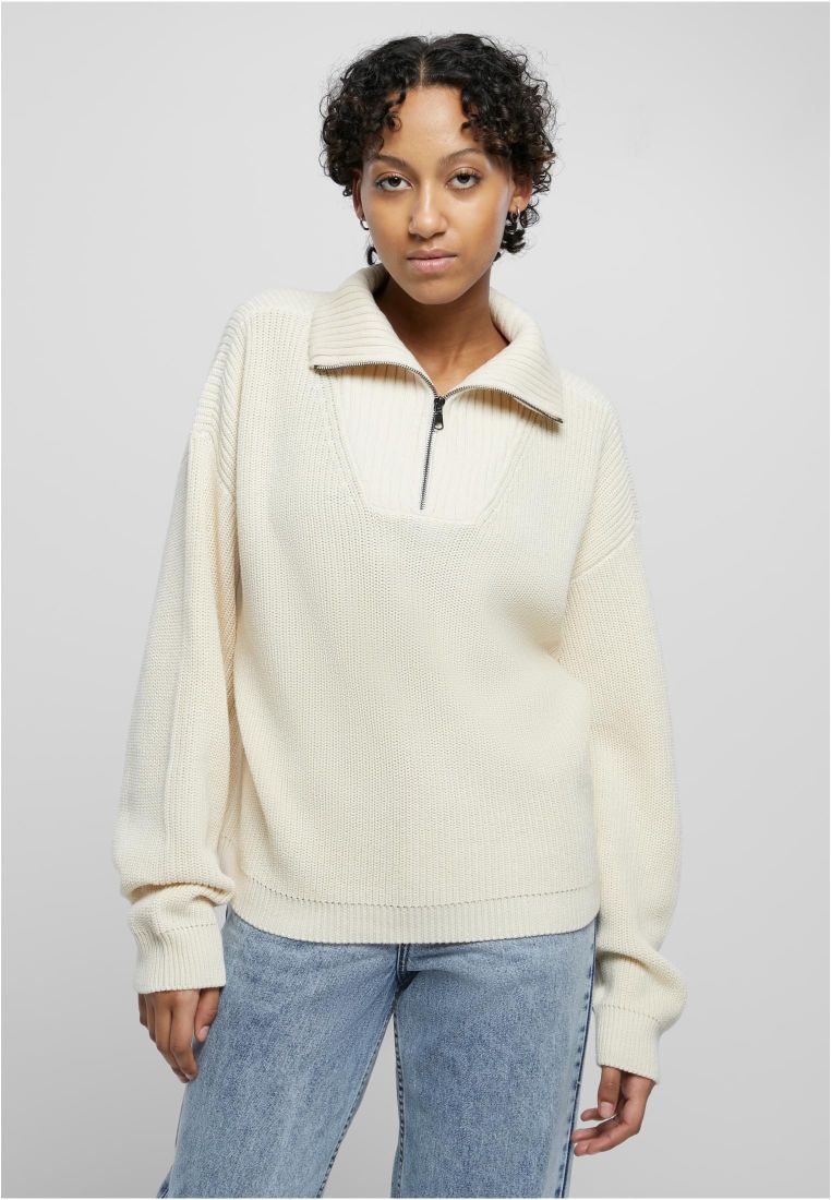 Ladies Oversized Knit Troyer -  - TTUTB6080 - 301