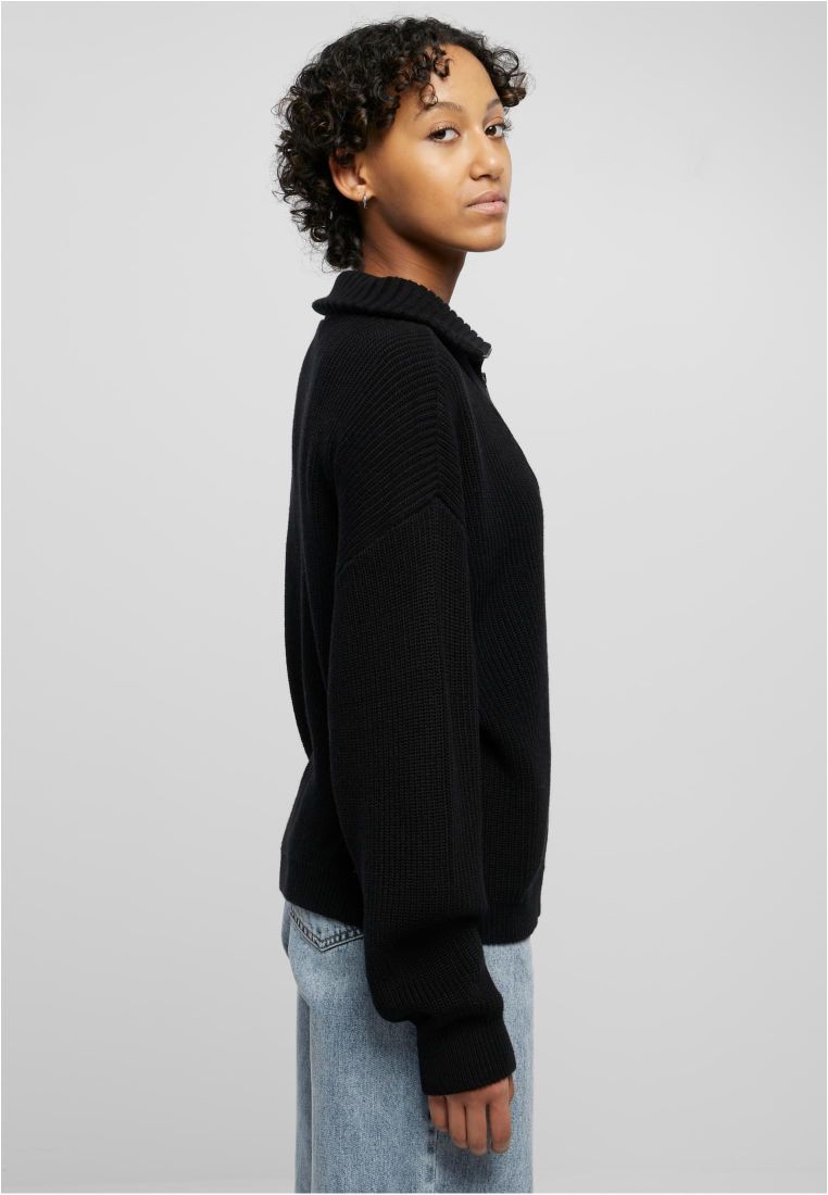 Ladies Oversized Knit Troyer - - TTUTB6080 - 37