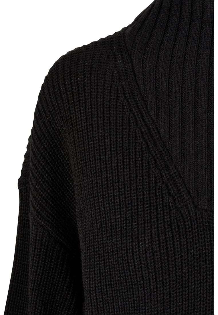 Ladies Oversized Knit Troyer - - TTUTB6080 - 6