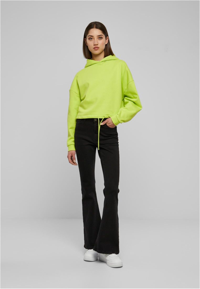 Ladies Cropped Oversized Hoodie - - TTUTB6091 - 308