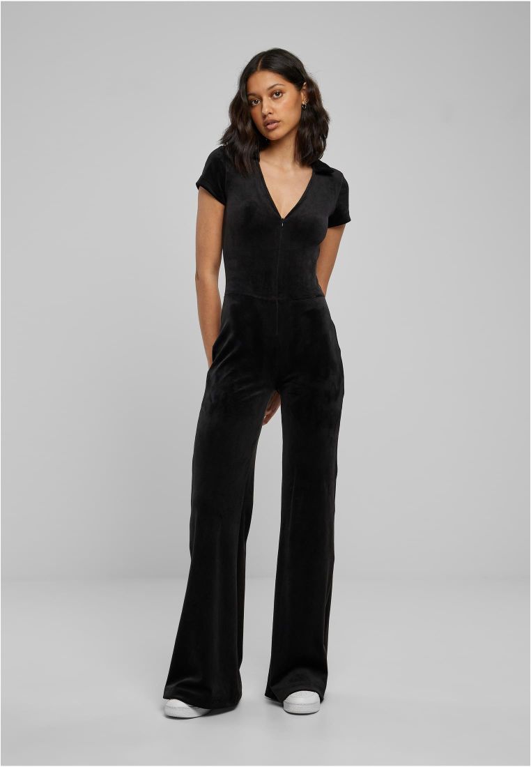 Ladies Velvet Jumpsuit -  - TTUTB6098 - 7