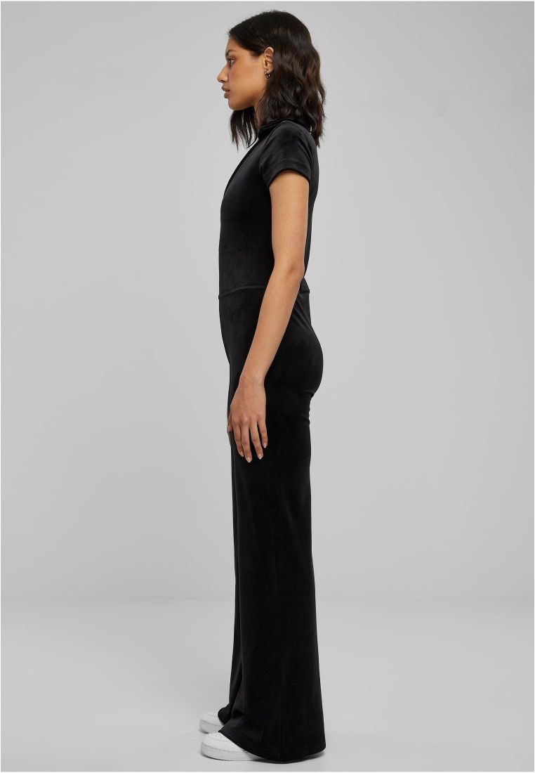Ladies Velvet Jumpsuit -  - TTUTB6098 - 4