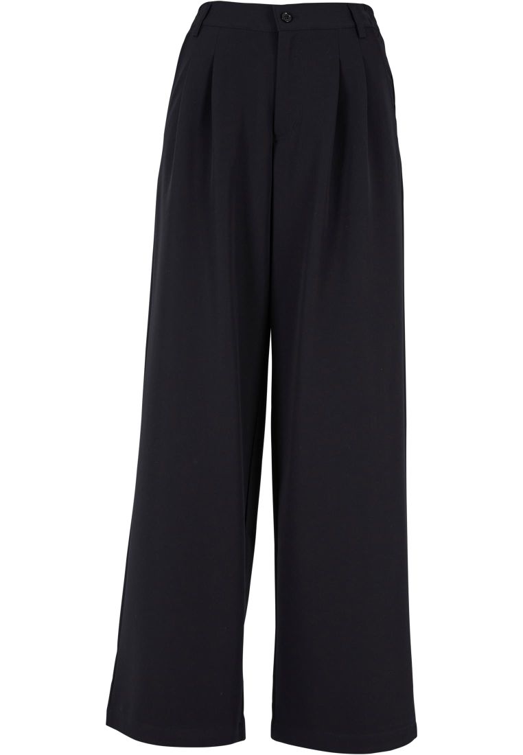 Ladies Ultra Wide Pleat-Front Pants - Ladies Pants - TTUTB6103 - 2