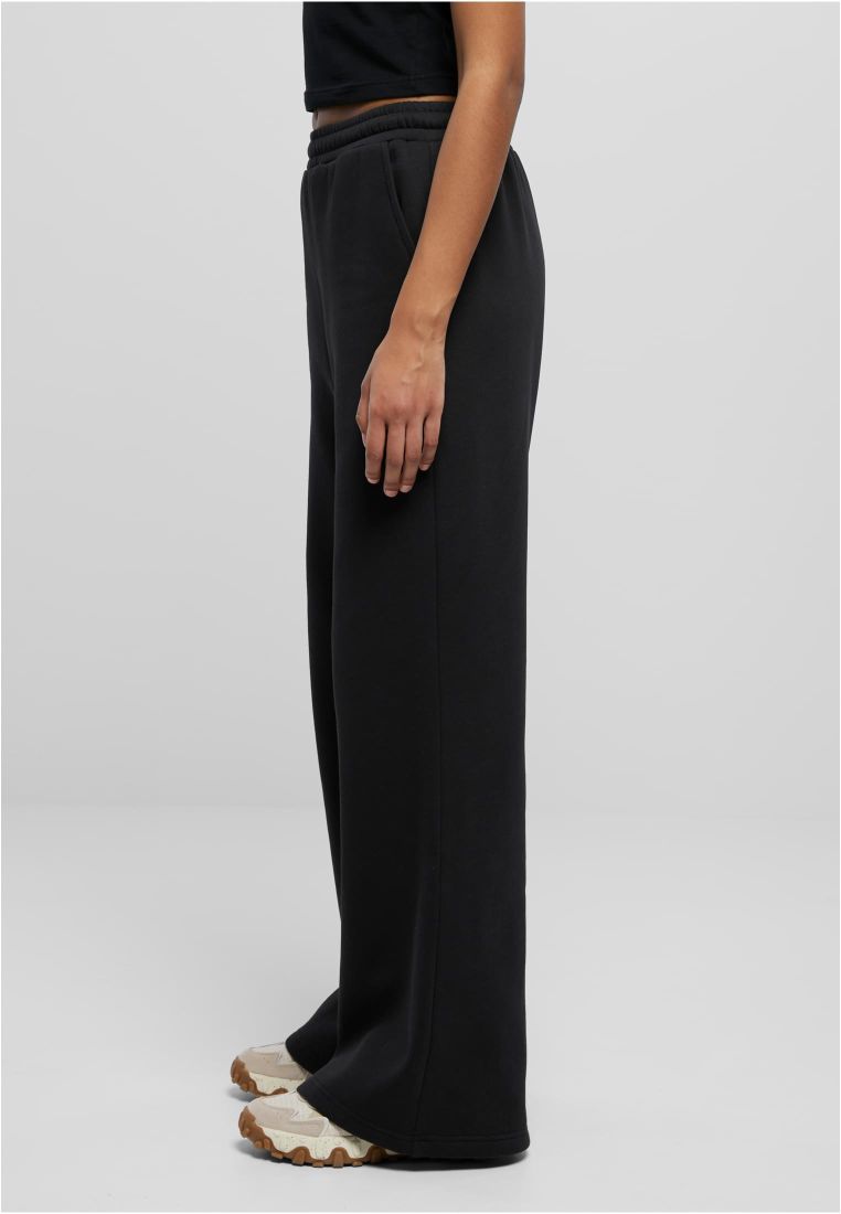 Ladies Organic Ultra Wide Sweat Pants - Naisten Housut - TTUTB6105 - 35