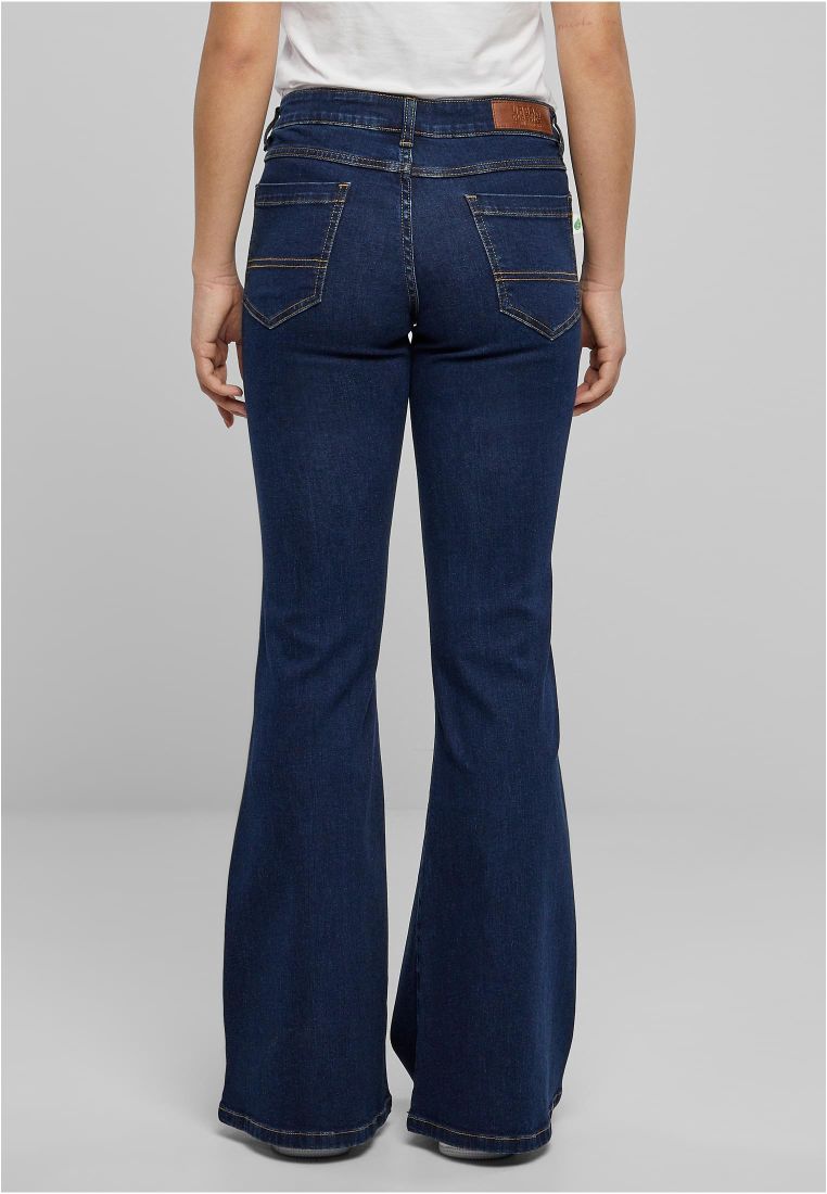 Ladies Organic Low Waist Flared Denim - Ladies Jeans - TTUTB6109 - 246