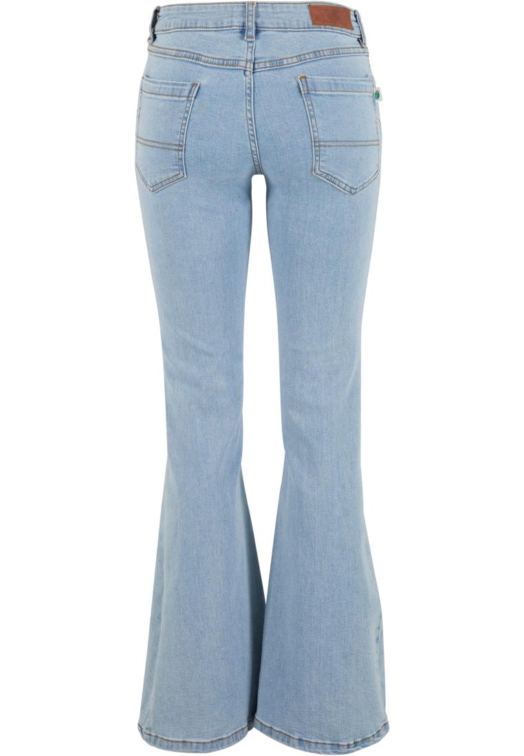 Ladies Organic Low Waist Flared Denim - Ladies Jeans - TTUTB6109 - 10