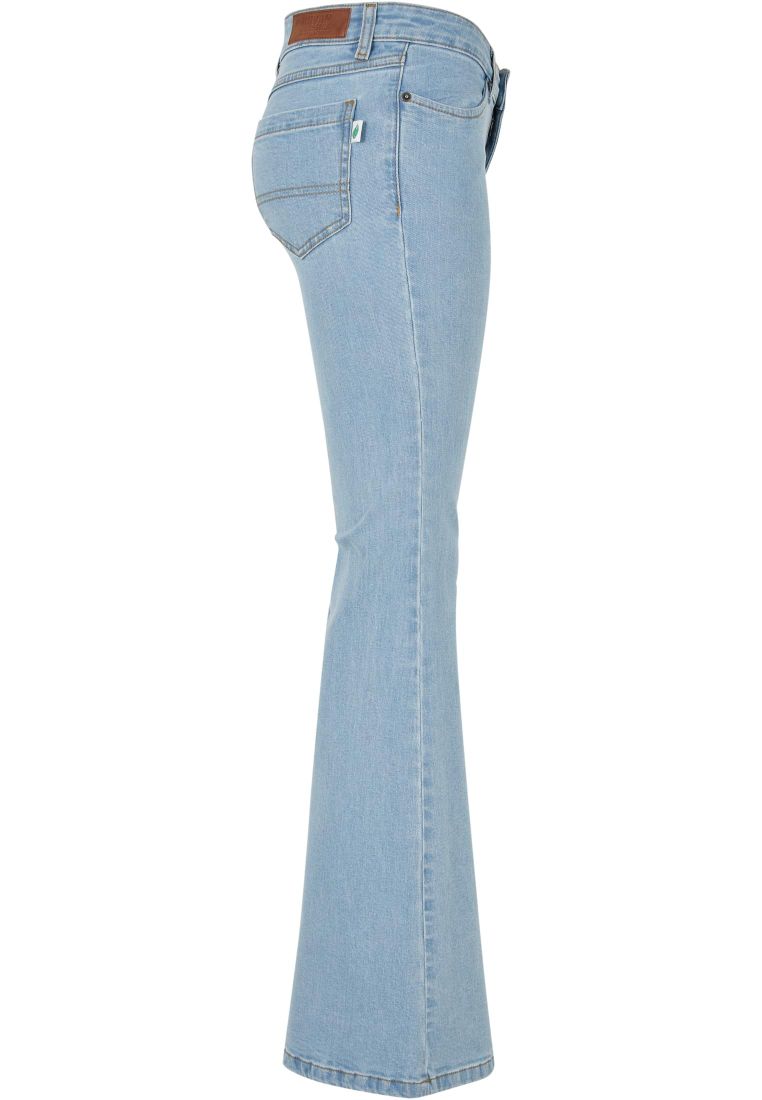 Ladies Organic Low Waist Flared Denim - Ladies Jeans - TTUTB6109 - 11