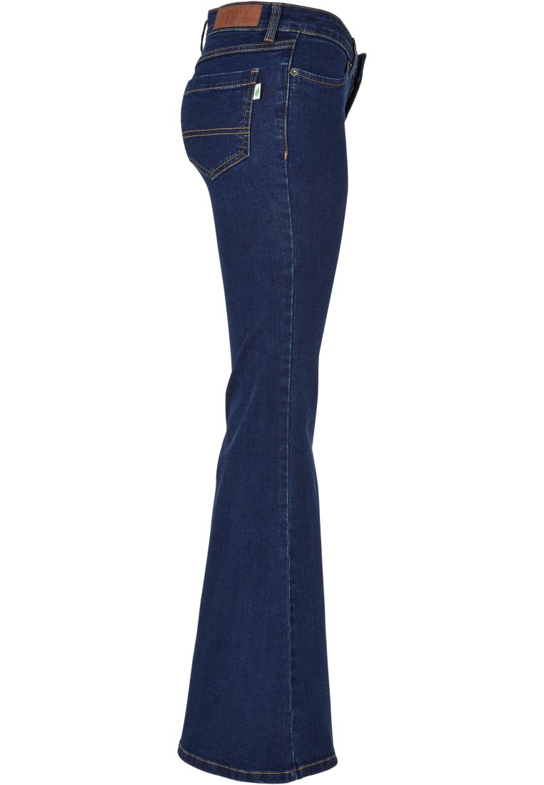 Ladies Organic Low Waist Flared Denim - Ladies Jeans - TTUTB6109 - 252