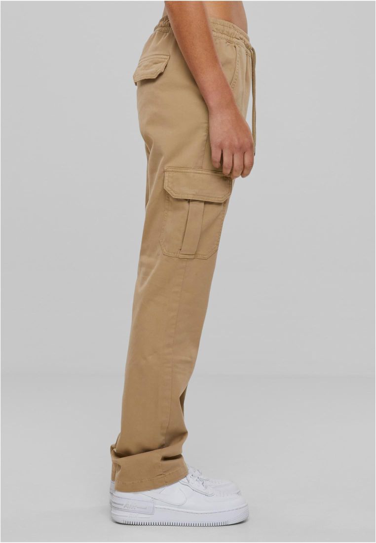 Ladies High Waist Twill Cargo Pants - - TTUTB6158 - 577