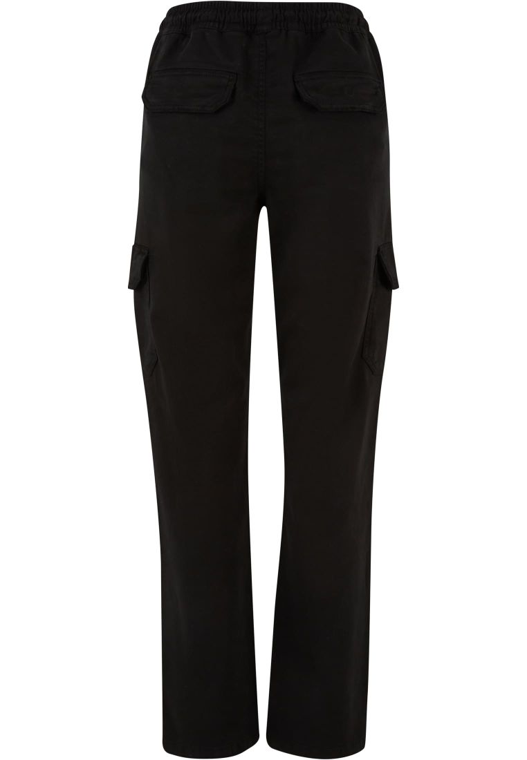 Ladies High Waist Twill Cargo Pants - - TTUTB6158 - 5