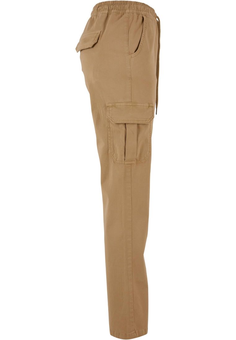 Ladies High Waist Twill Cargo Pants - - TTUTB6158 - 582
