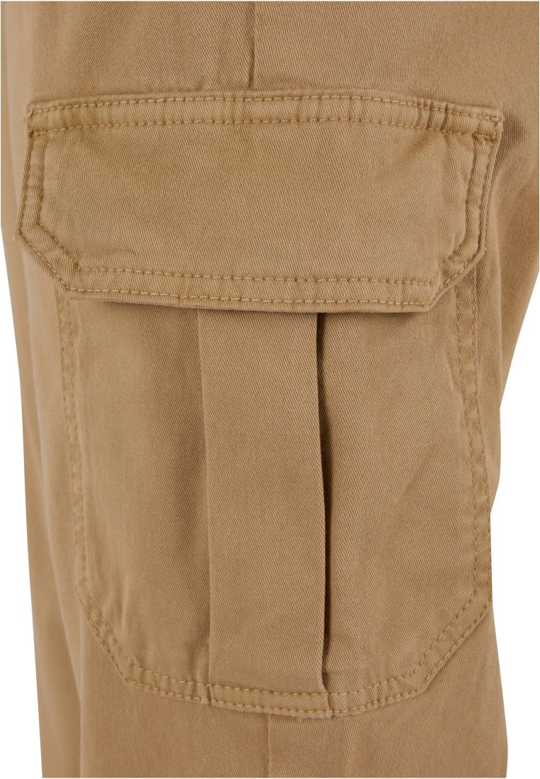 Ladies High Waist Twill Cargo Pants - - TTUTB6158 - 579