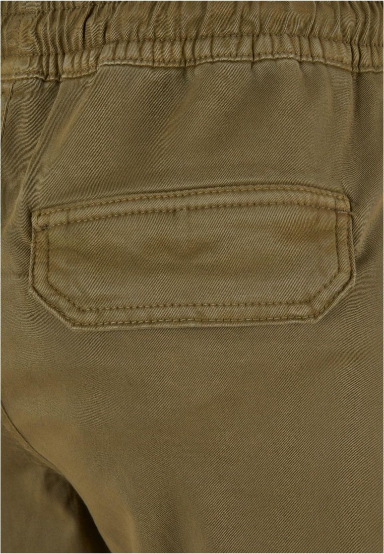 Ladies High Waist Twill Cargo Pants - - TTUTB6158 - 315
