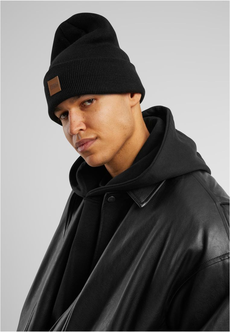 Synthetic Leatherpatch Long Beanie - Beanies - TTUTB626 - 31