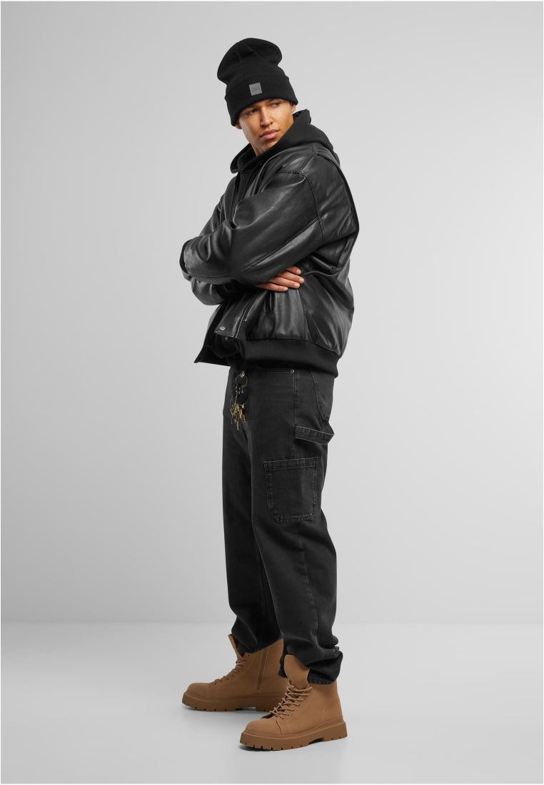 Synthetic Leatherpatch Long Beanie - Beanies - TTUTB626 - 35