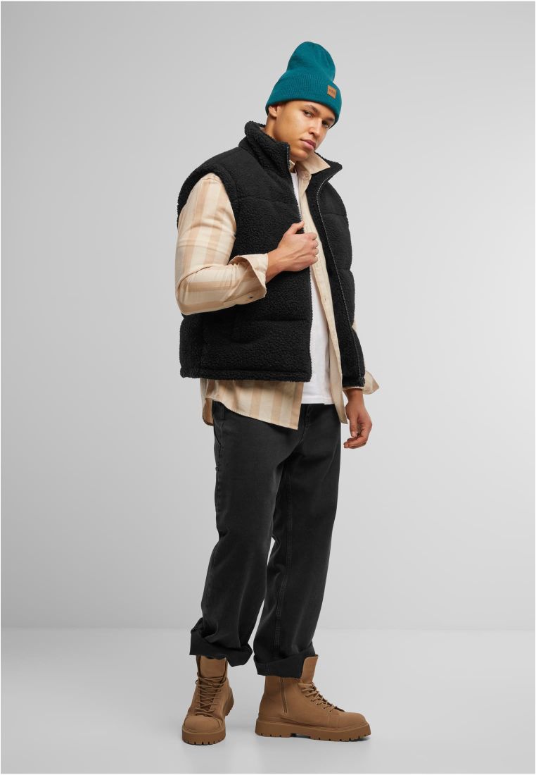 Synthetic Leatherpatch Long Beanie - Beanies - TTUTB626 - 215