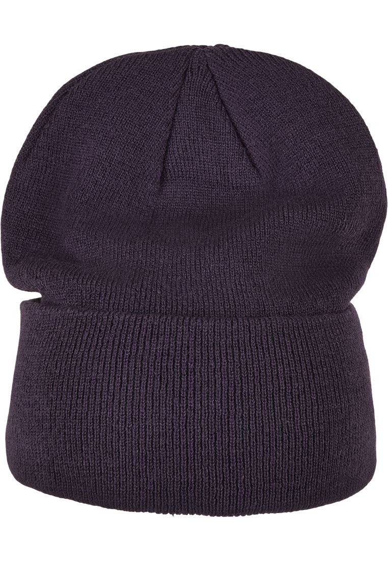 Synthetic Leatherpatch Long Beanie - Beanies - TTUTB626 - 7