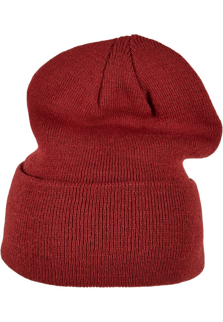 Synthetic Leatherpatch Long Beanie - Beanies - TTUTB626 - 218