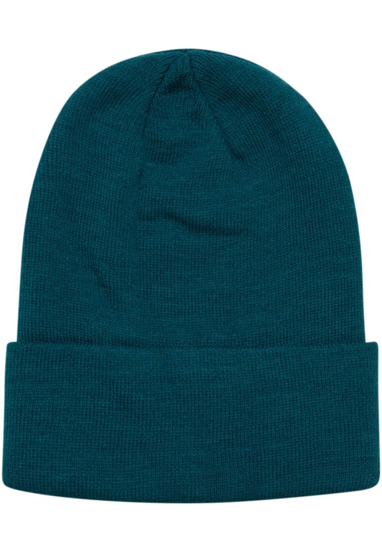 Synthetic Leatherpatch Long Beanie - Beanies - TTUTB626 - 219