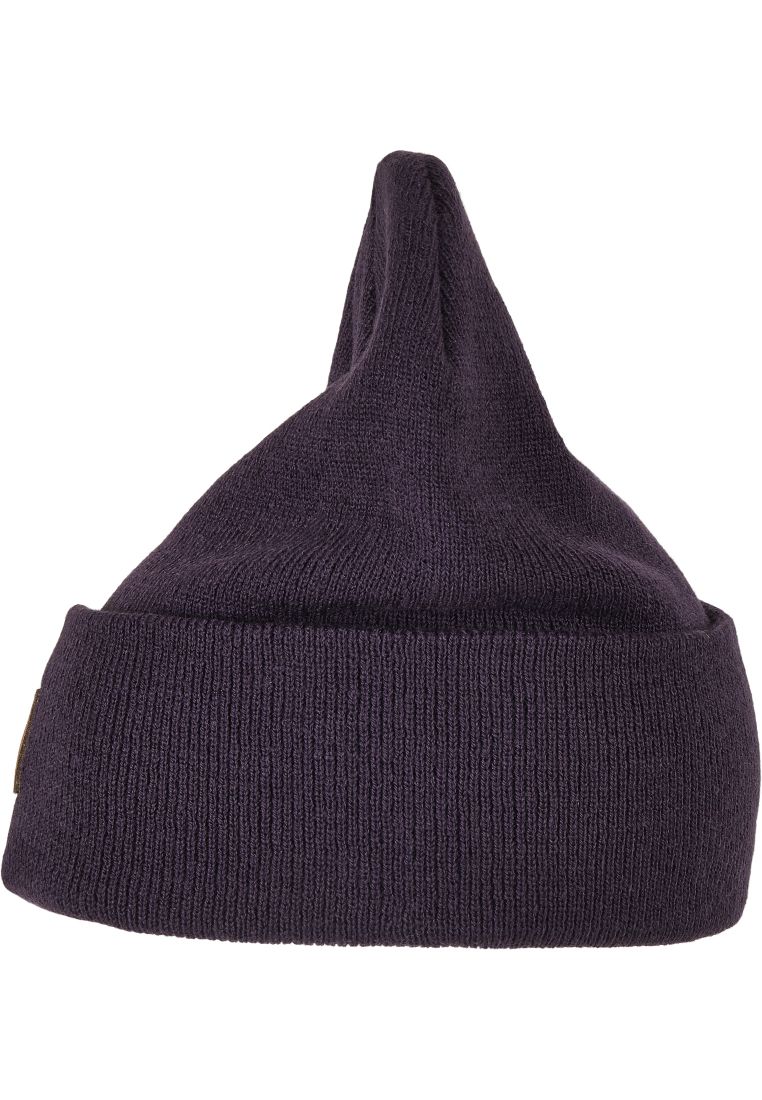 Synthetic Leatherpatch Long Beanie - Beanies - TTUTB626 - 8