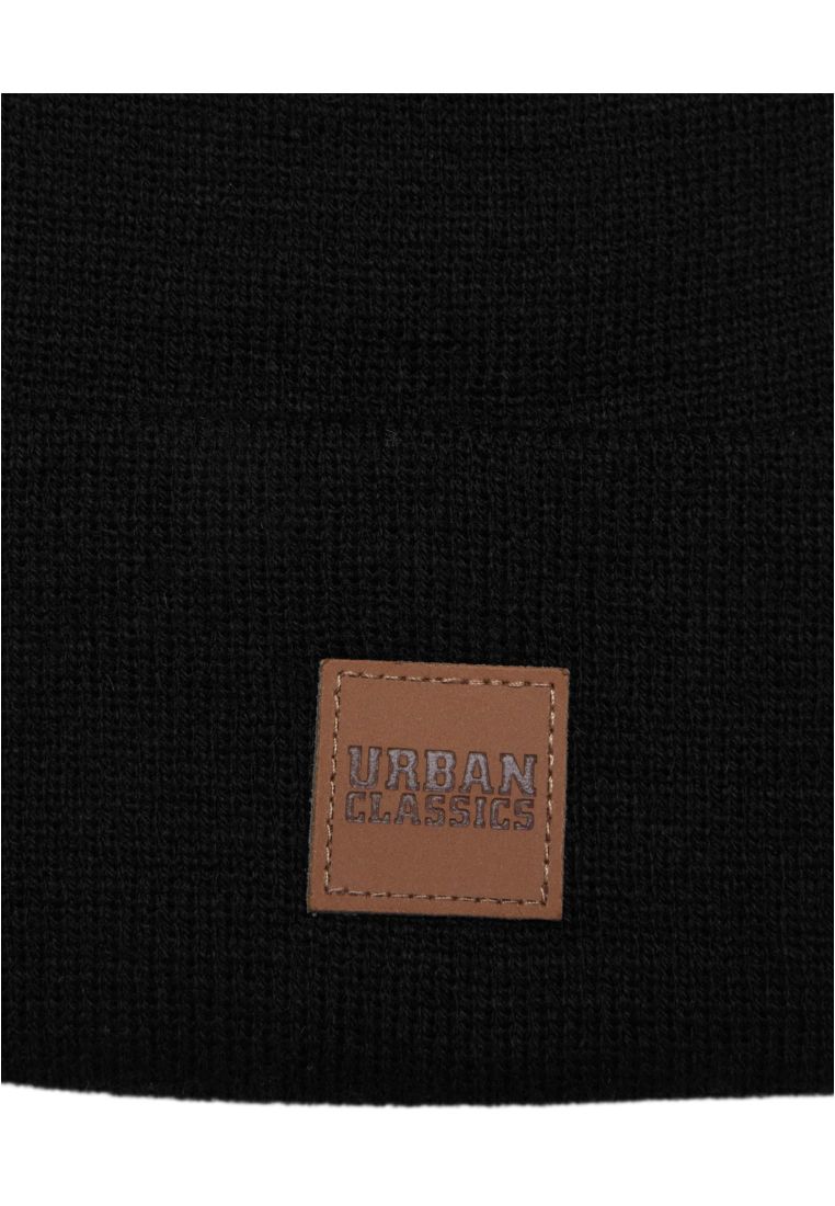 Synthetic Leatherpatch Long Beanie - Beanies - TTUTB626 - 41