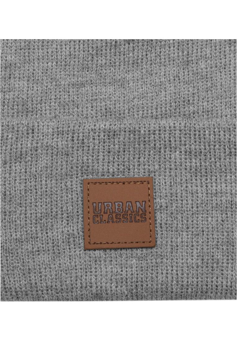 Synthetic Leatherpatch Long Beanie - Beanies - TTUTB626 - 101