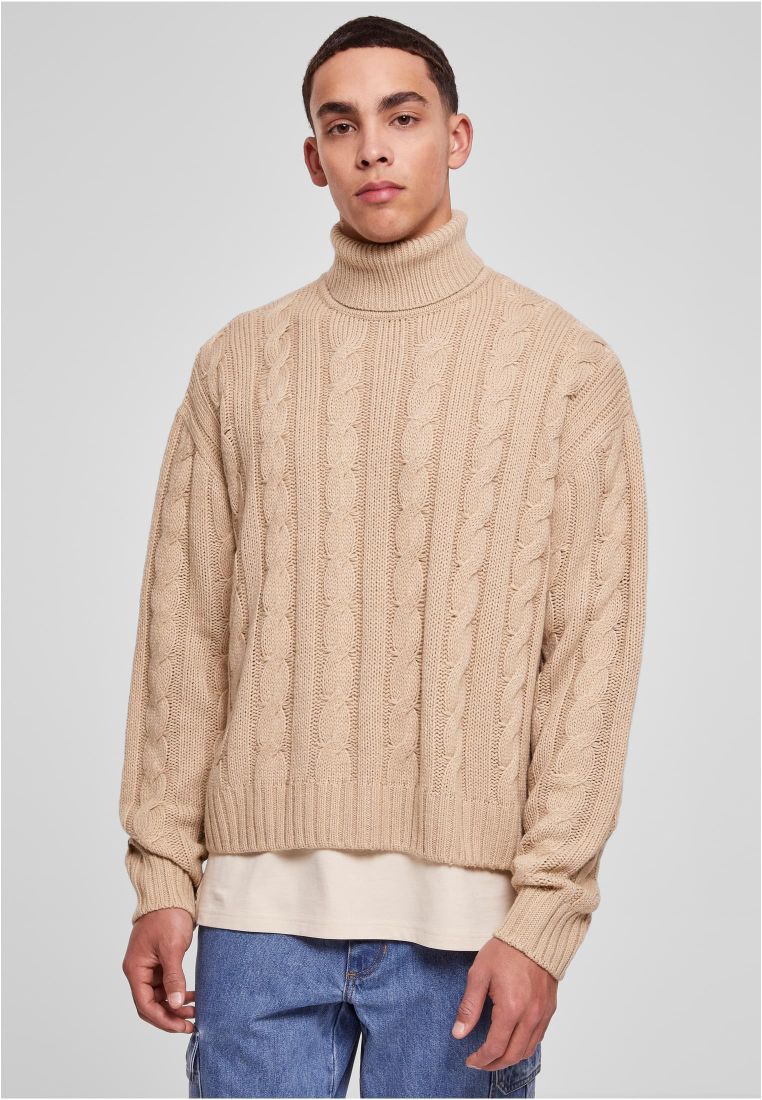 Boxy Roll Neck Sweater -  - TTUTB6339 - 571