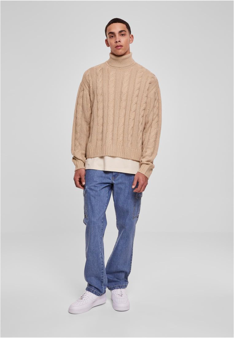 Boxy Roll Neck Sweater -  - TTUTB6339 - 518