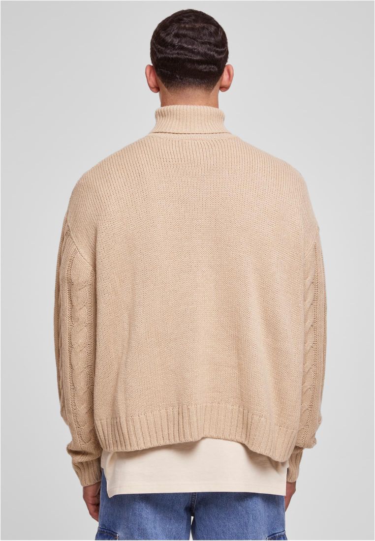 Boxy Roll Neck Sweater -  - TTUTB6339 - 516