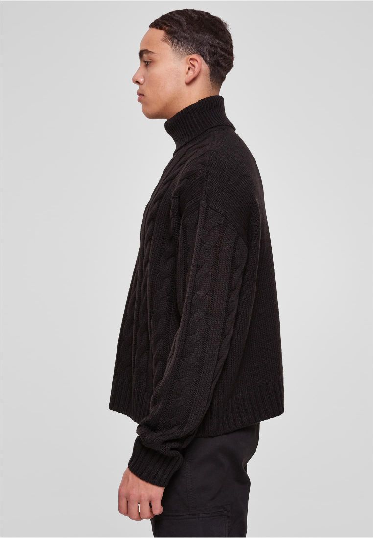 Boxy Roll Neck Sweater -  - TTUTB6339 - 35