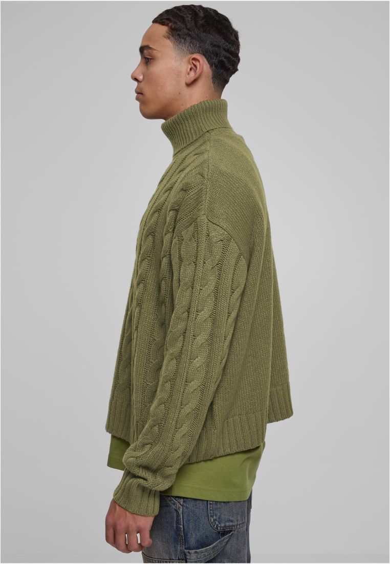 Boxy Roll Neck Sweater -  - TTUTB6339 - 275