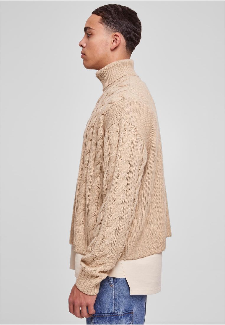 Boxy Roll Neck Sweater -  - TTUTB6339 - 515