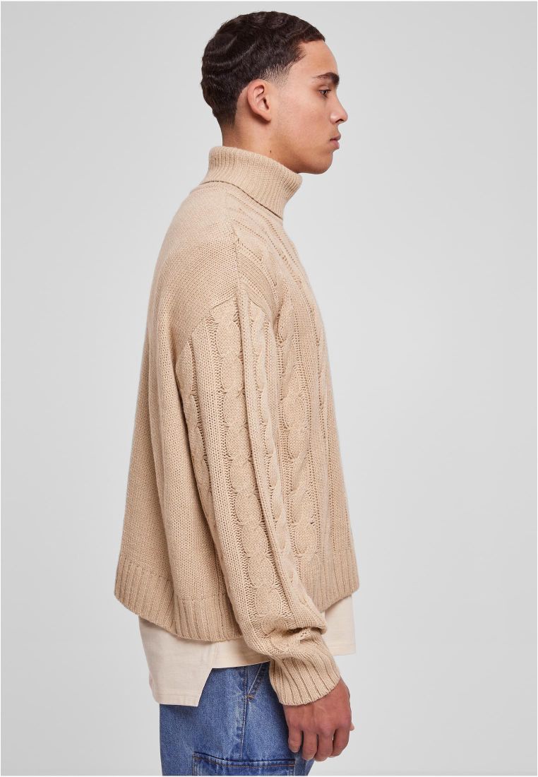 Boxy Roll Neck Sweater -  - TTUTB6339 - 517