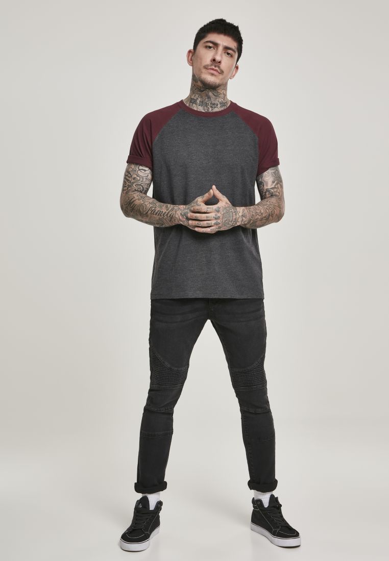 Raglan Contrast Tee - Miesten T-paidat - TTUTB639 - 1658